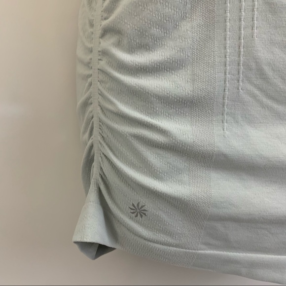 ATHLETA Speedlight Racerback Tank Top Gray Blue Size Medium - Picture 3 of 9